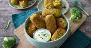Croquettes de brocolis et carottes