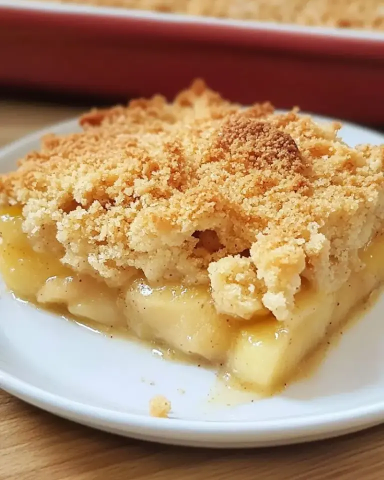 Crumble aux pommes maison