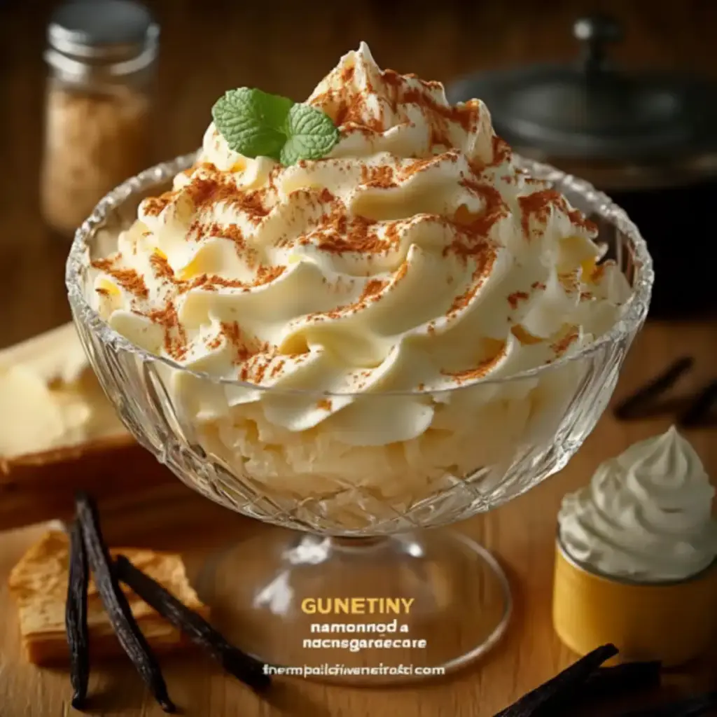 🍰Crème Chantilly au Mascarpone – Recette Ferme et Facile –