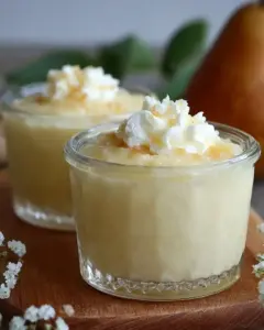 Crème de poires onctueuse
