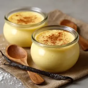 Crème dessert onctueuse à la vanille