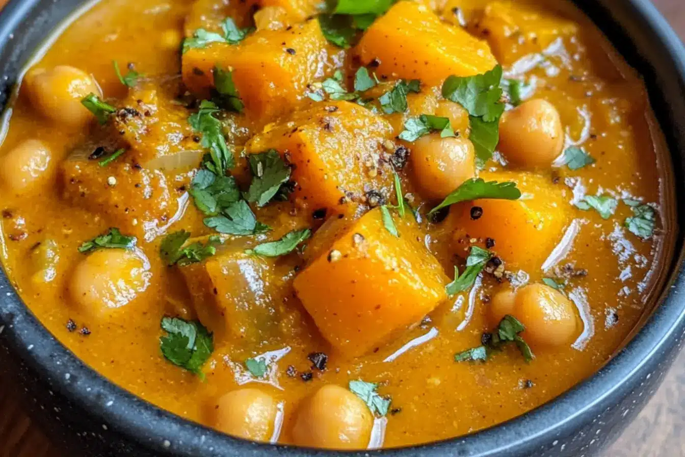 Curry au potiron et pois chiches 2 curry au potiron et pois chiches