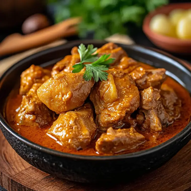 Curry de poulet classique