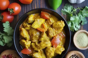 Curry de poulet guyanais traditionnel