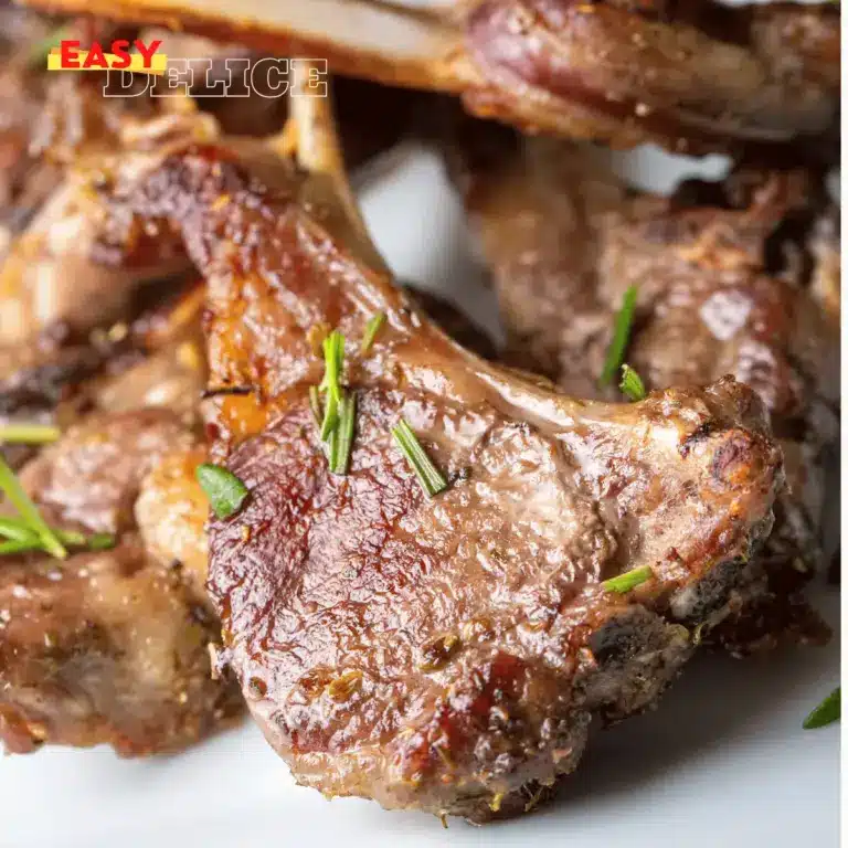 Côtelettes d’Agneau à l’Air Fryer : Une Recette Facile et Délicieuse