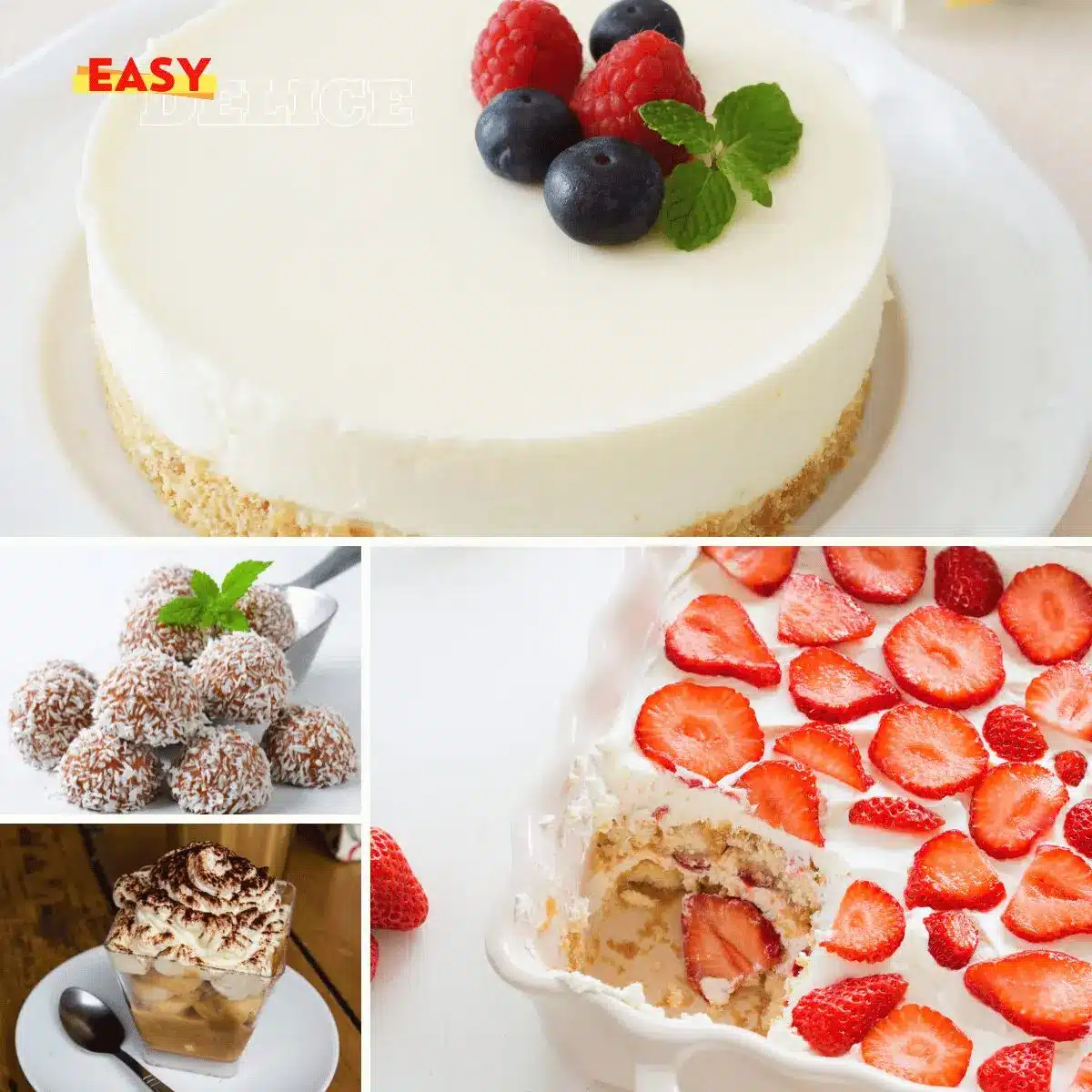 Recettes de Desserts Rapides Sans Cuisson pour Débutants 2 desserts sans cuisson