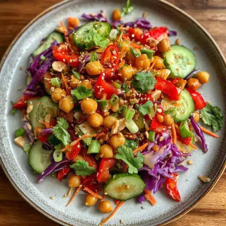 Crunchy Thai Chickpea Salad