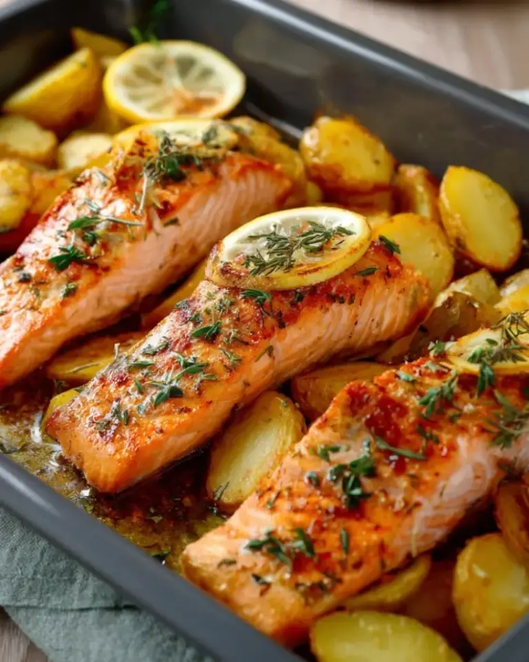 Dos de Saumon au Four avec Pommes de Terre