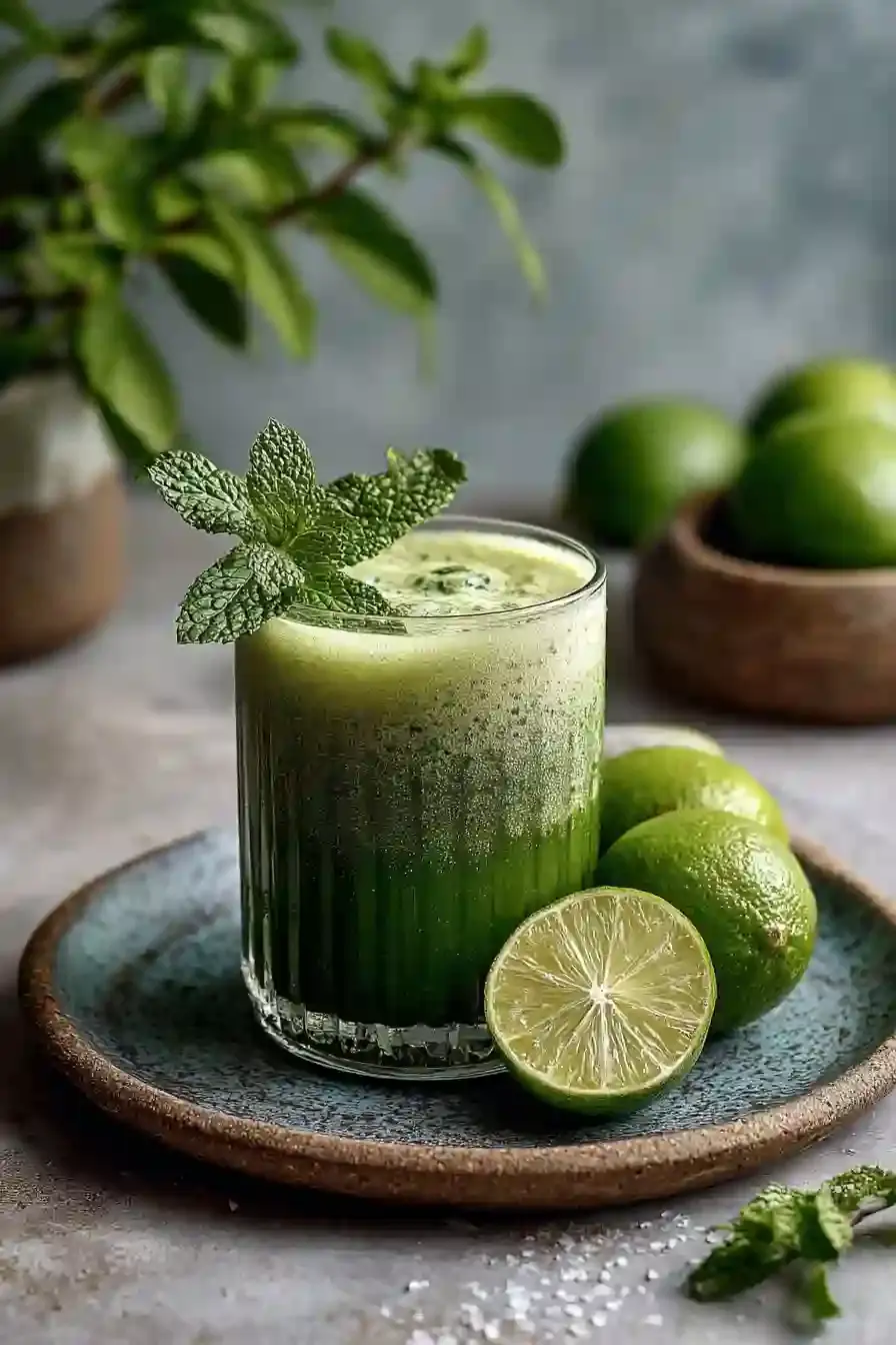 Détox Menthe Citron Vert Fraîcheur Pure pour un Printemps Santé 2 détox menthe citron vert