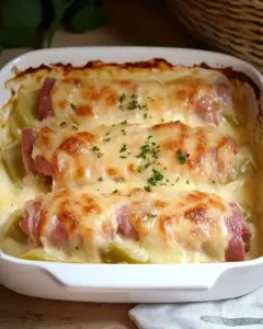 Endives au jambon gratinées