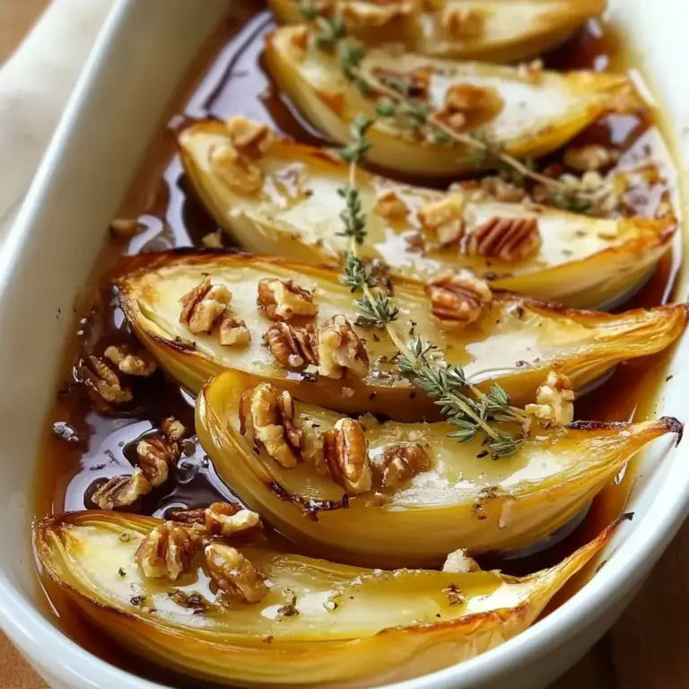 Endives Rôties au Thym, Miel et Noix de Grenoble 