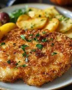 Escalope de veau milanaise traditionnelle