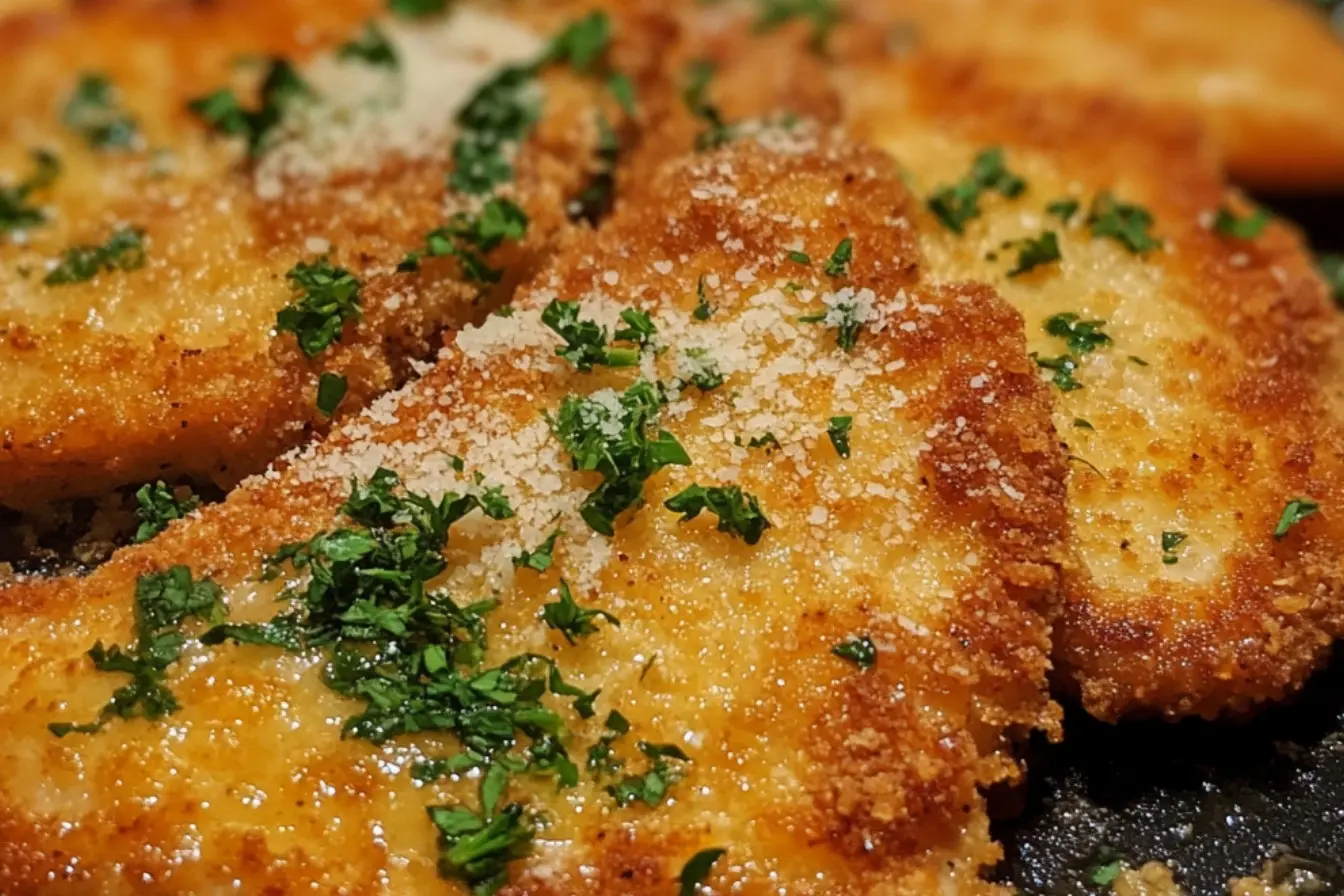 Escalopes de veau panées à l’air fryer 2 escalopes de veau panées air fryer