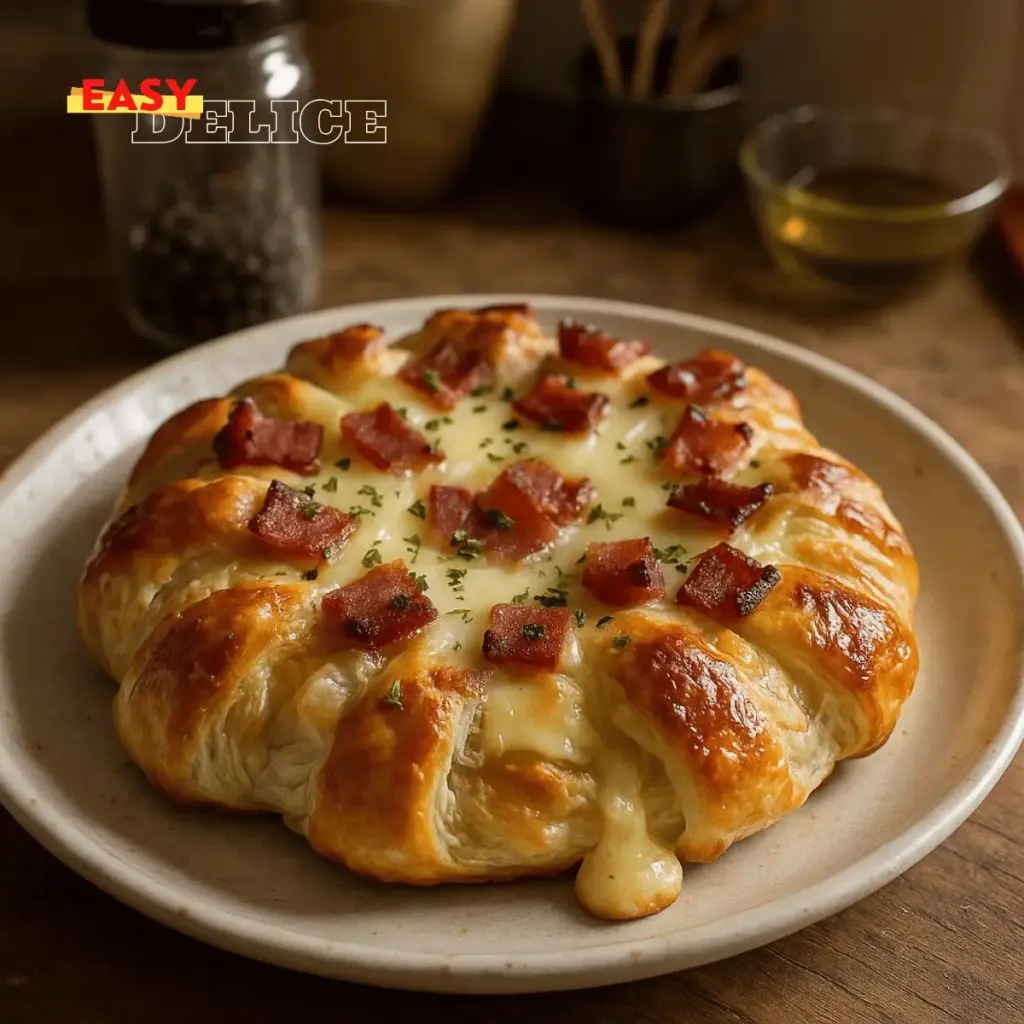 Recette de Feuilleté au Camembert et Lardons : Fondant et Gourmand