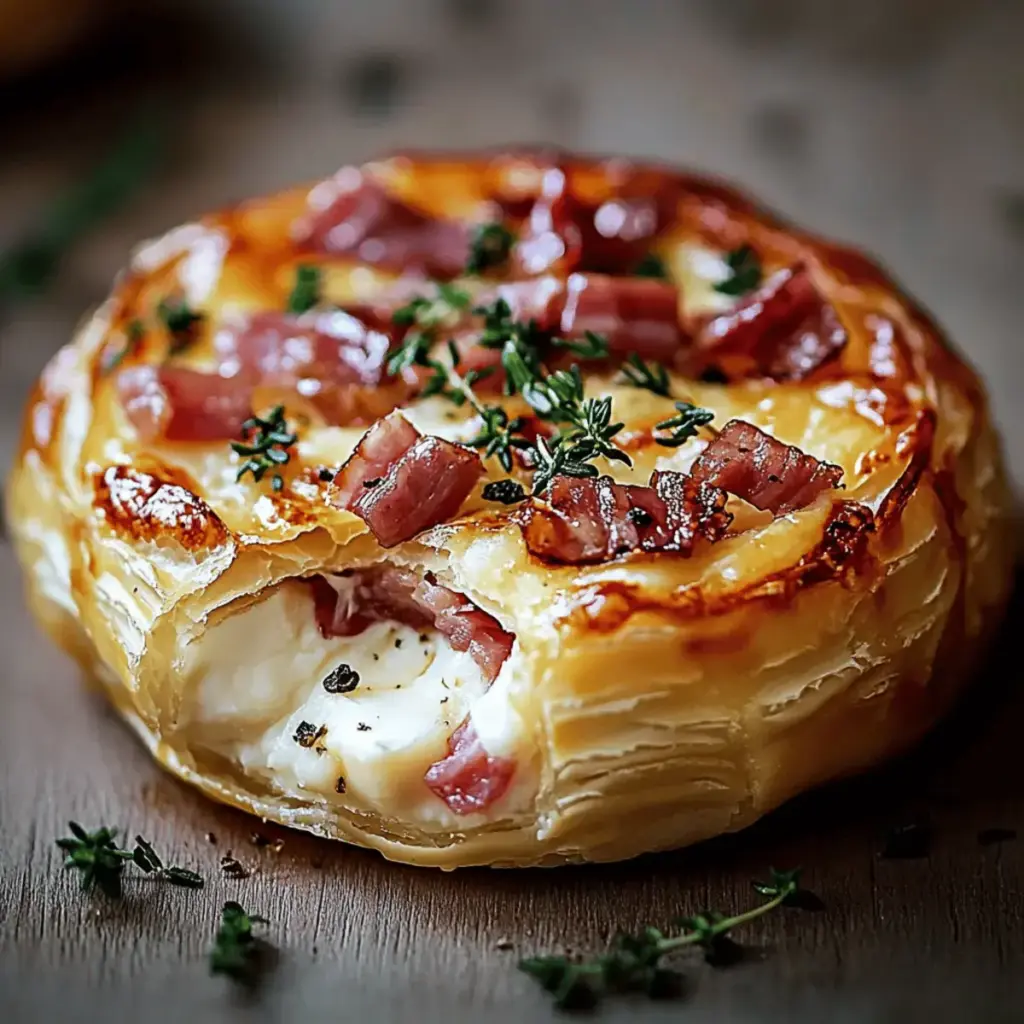 Feuilleté au Camembert et Lardons : Indulgent et Facile à Réaliser