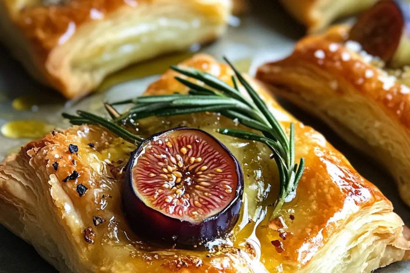 Feuilleté au chèvre et aux figues 2 feuilleté au chèvre et aux figues