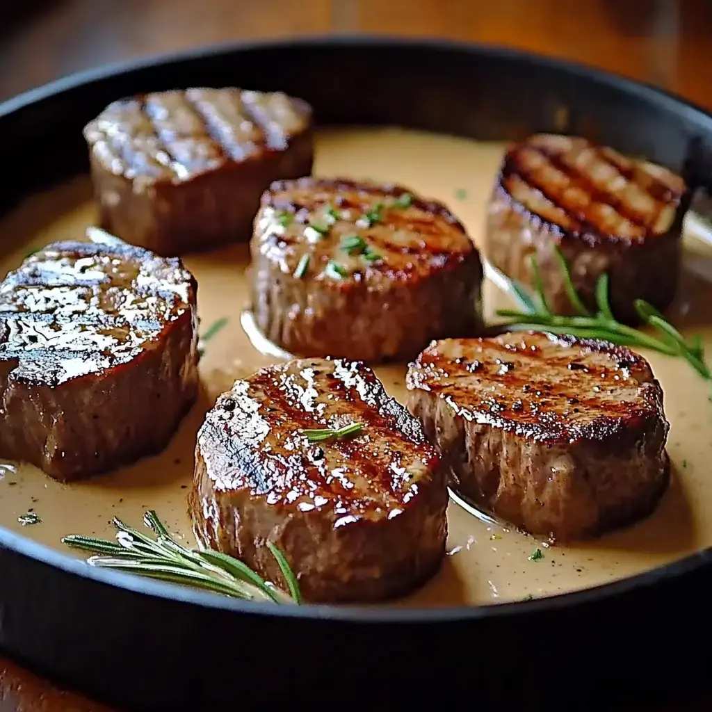 Filet Mignon à la Moutarde 2 filet mignon à la moutarde