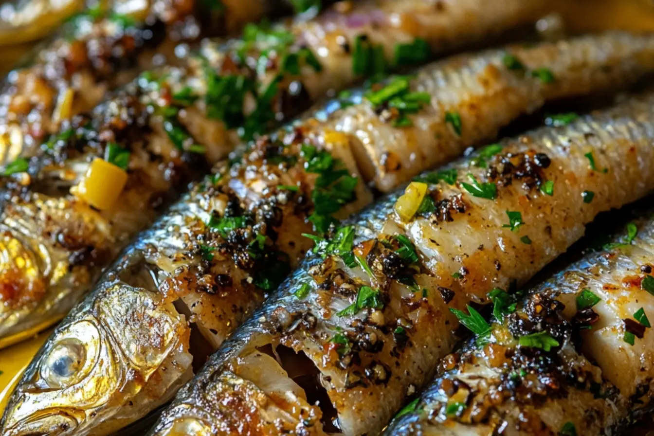 Filets de sardine marines 2 filets de sardine marinés