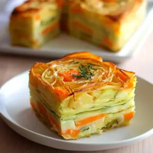 Flan aux légumes râpés