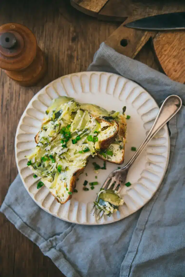 Flan de courgette {recette facile et légère}