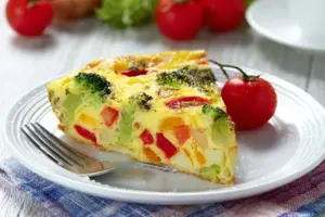 Flan de légumes léger au son d’avoine