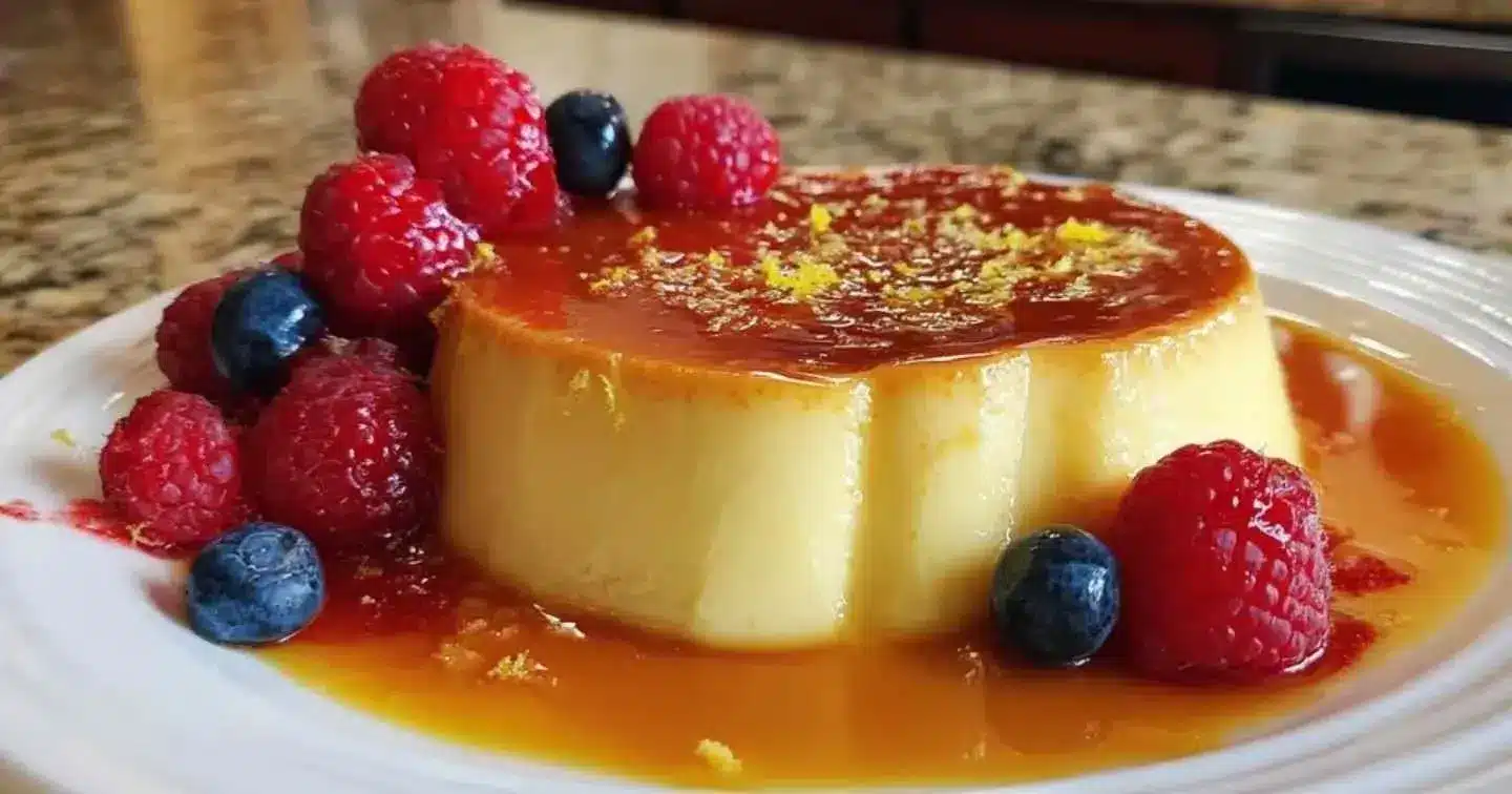 flan sans sucre diabytique