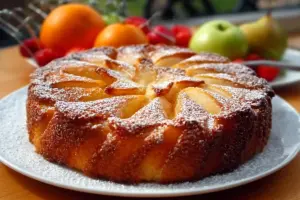 Fondant aux pommes et mascarpone