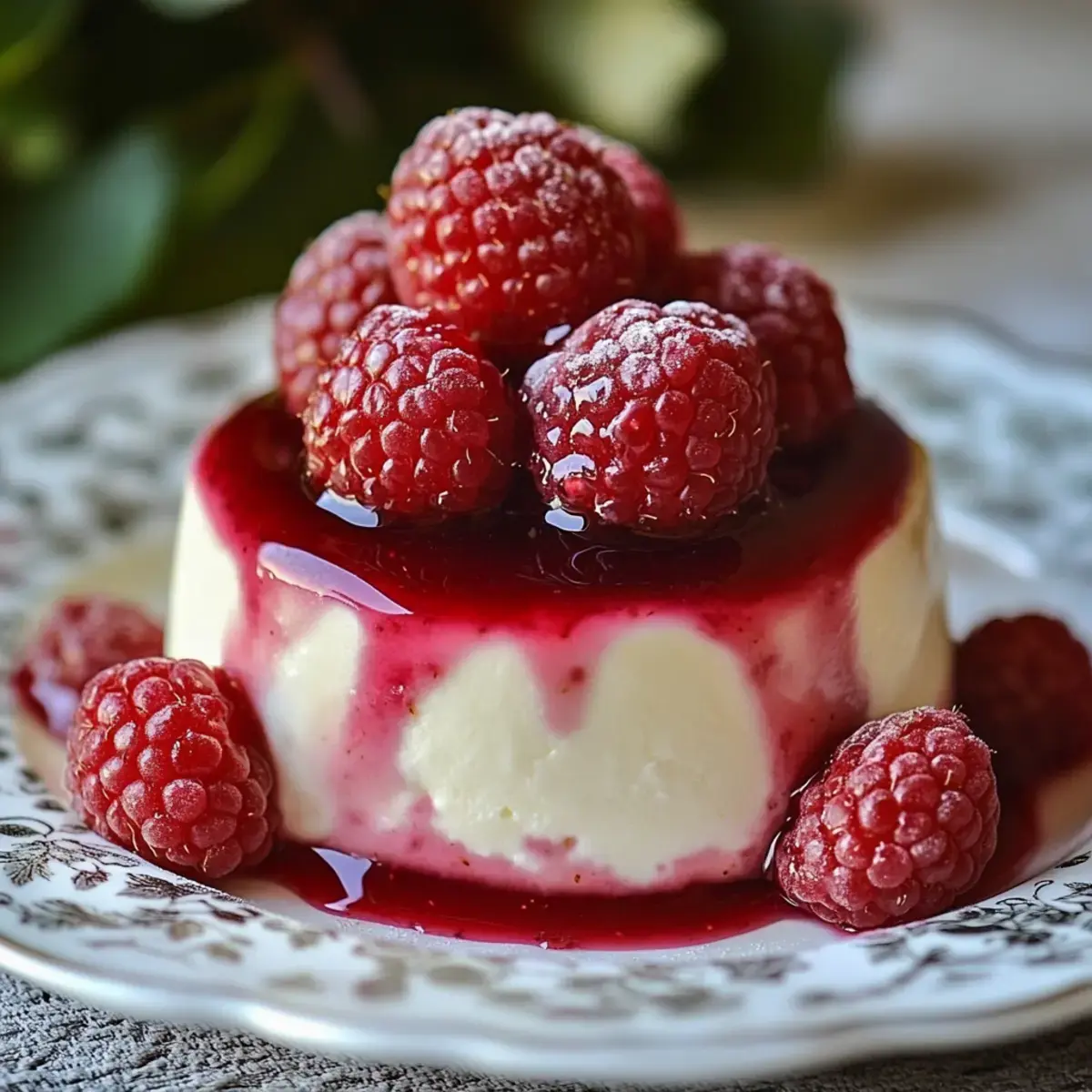 fondant framboise ricotta