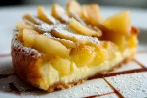 Fondant aux pommes et mascarpone
