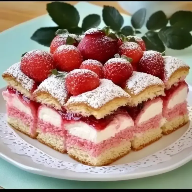 Fraisier aux Biscuits Roses : Un Dessert Élégant et Gourmand