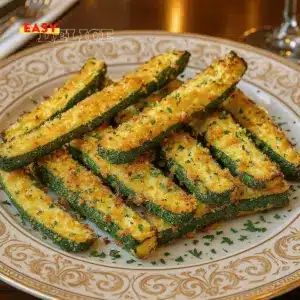 Frites de courgettes au parmesan croustillantes