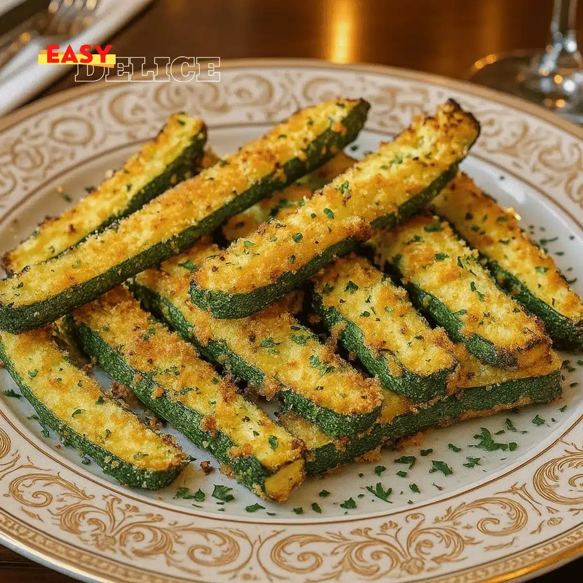 frites de courgettes au parmesan