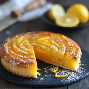 Galette des rois au citron et à l amande