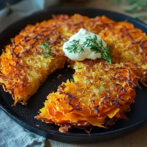 Galettes de carottes aux flocons d’avoine