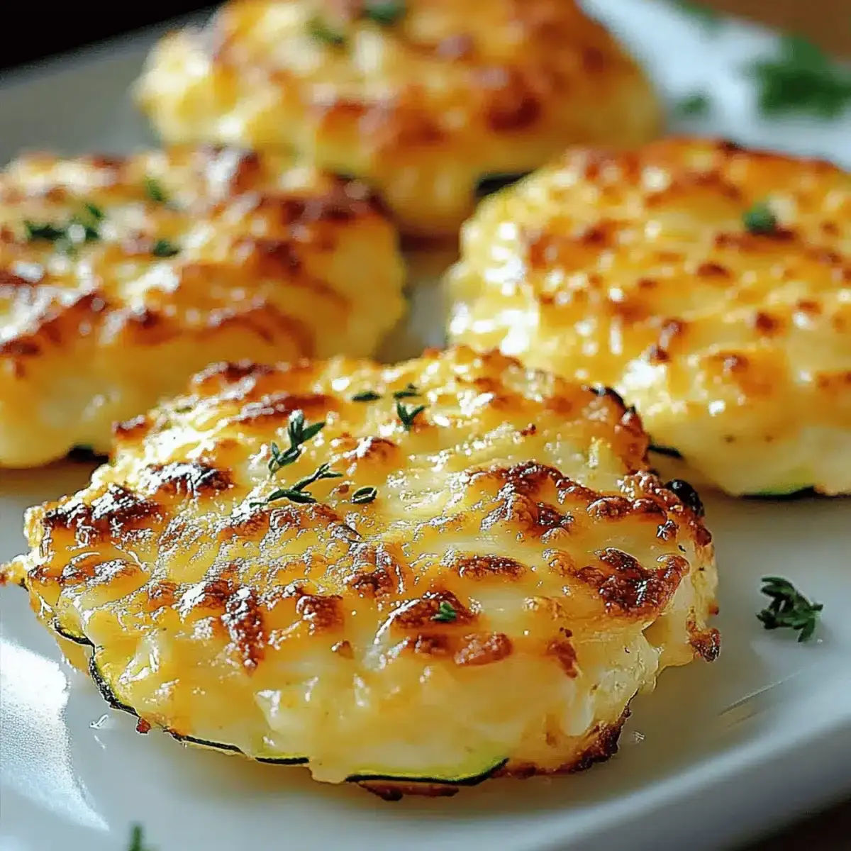 Knusprige Zucchini-Käse-Puffer – Einfach und unwiderstehlich 2 galettes de courgettes au parmesan