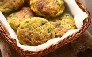 Galettes de flocons d’avoine et légumes