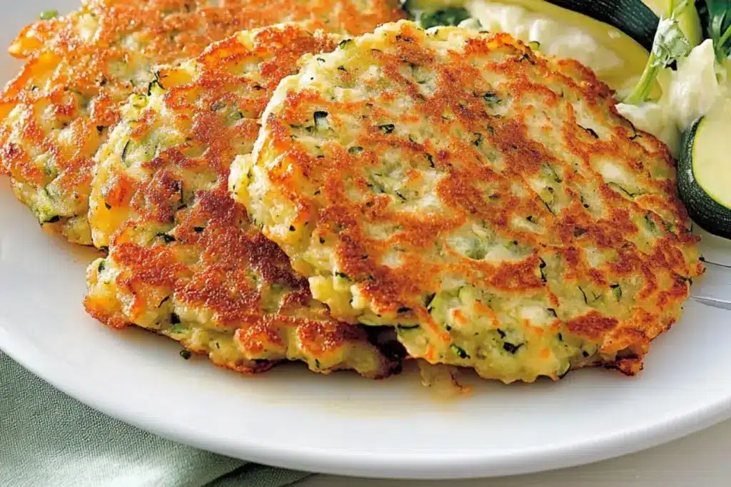 Galettes de courgettes et fromage