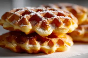 Gaufre briochée maison