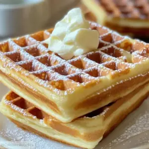 Gaufres maison crousti-moelleuses