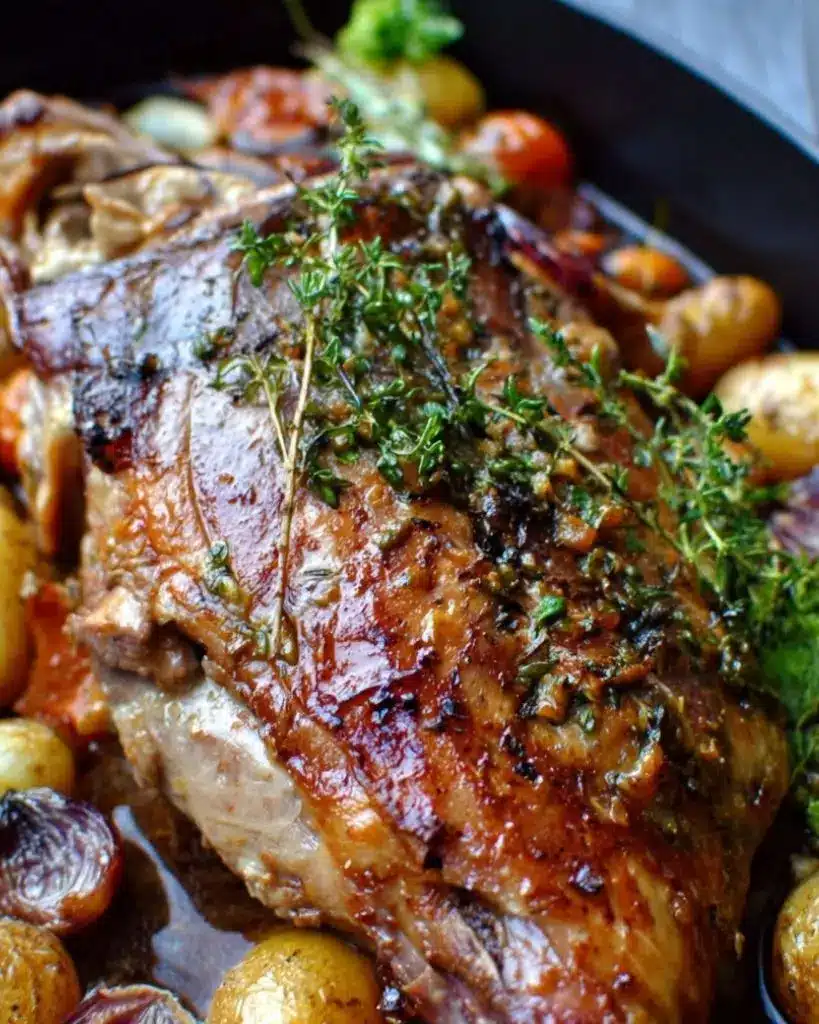 Gigot d’agneau au four tendre et parfumé 2 gigot d’agneau au four