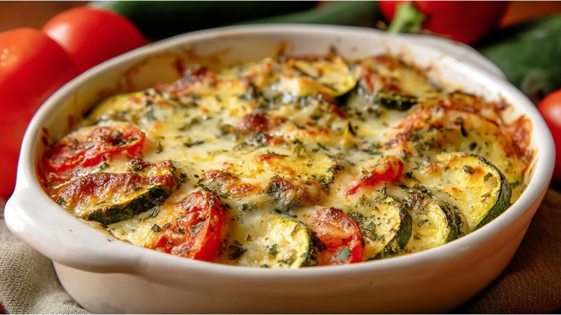 gratin courgette tomate