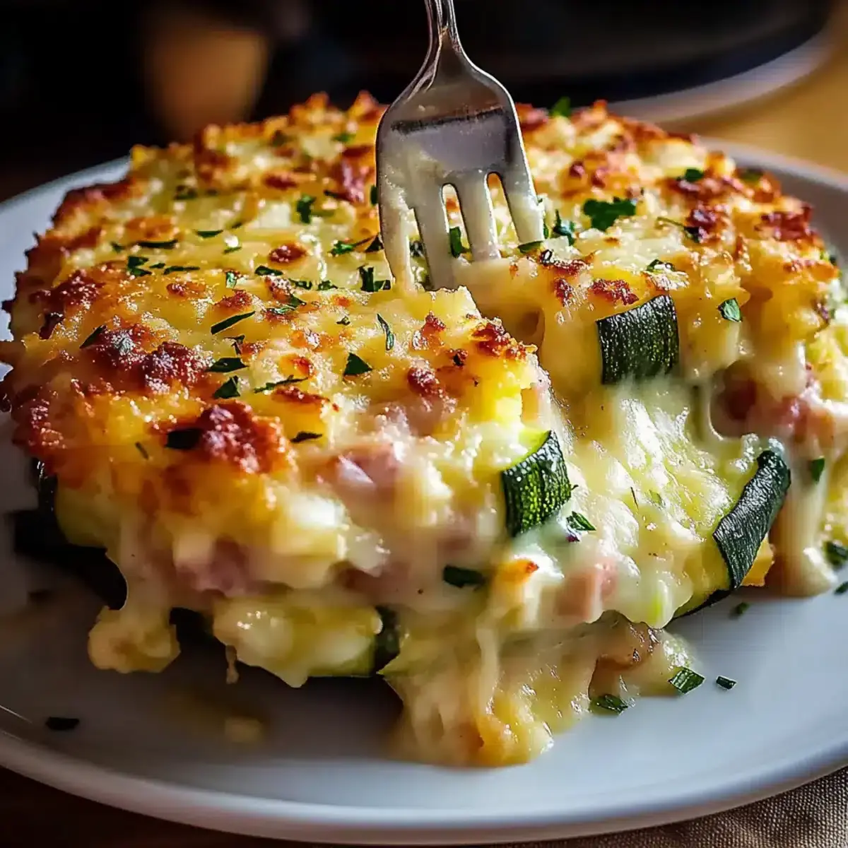 Gratin courgettes jambon riz : simplicité crémeuse irrésistible 2 gratin courgettes jambon riz