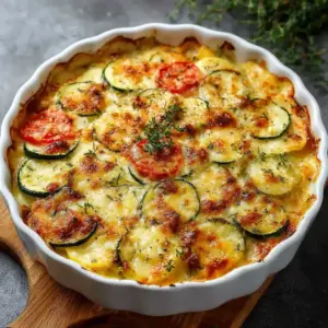 Gratin de courgettes et tomates facile
