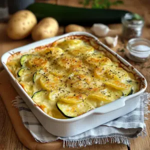 Gratin dauphinois aux courgettes maison