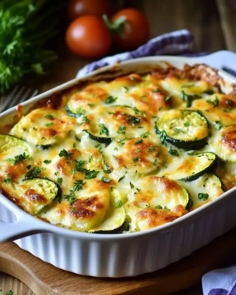 Gratin de Courgettes Crémeux