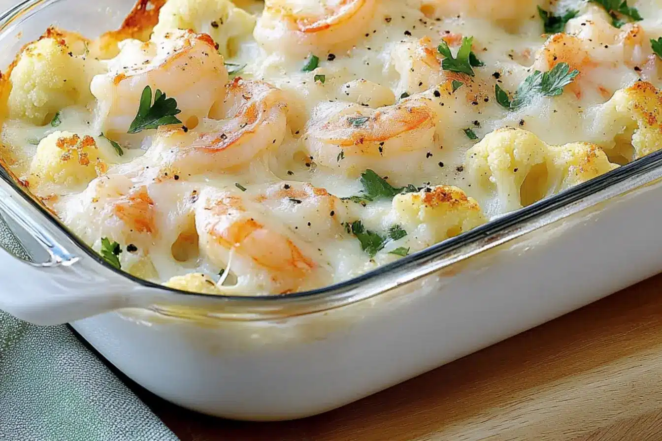 Gratin de crevettes et chou-fleur 2 gratin de crevettes et chou-fleur