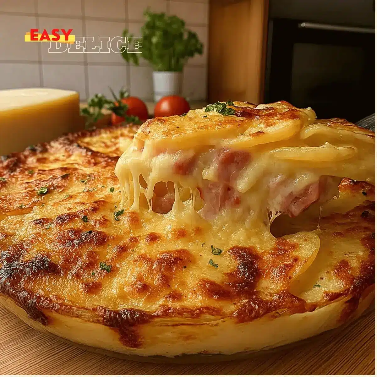 Gratin de Pommes de Terre au Fromage et Jambon 2 gratin de pommes de terre