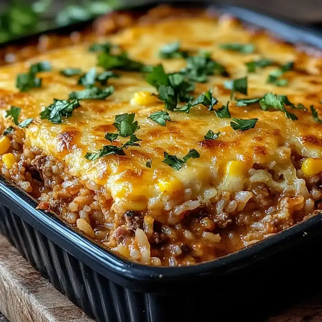 Le Meilleur Gratin Mexicain au Riz et à la Viande Hachée de Bœuf 2 gratin mexicain au riz