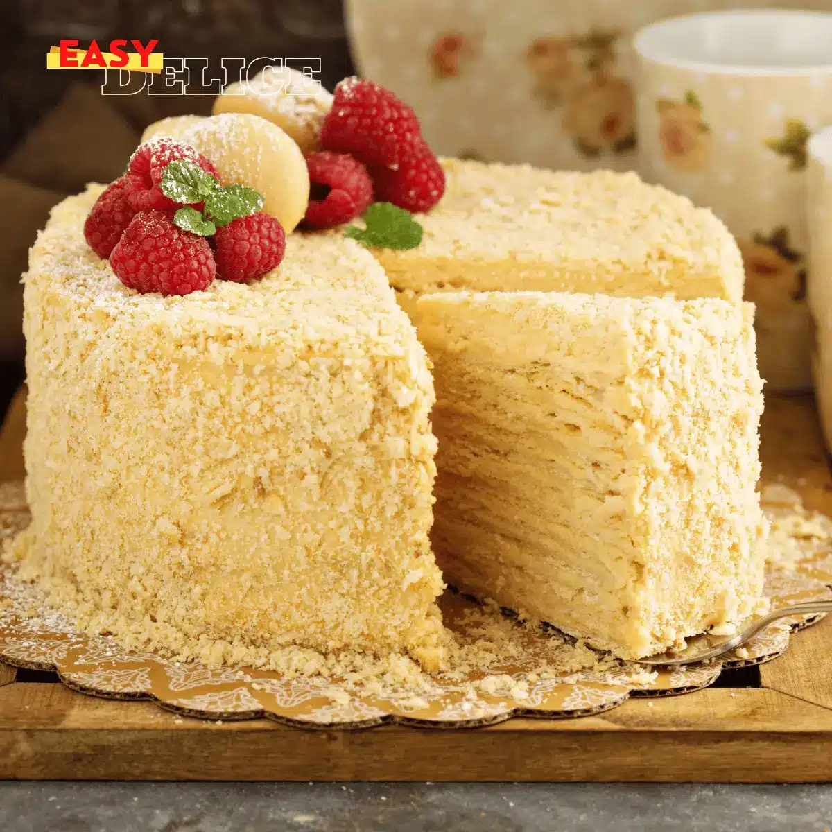 Gâteau Napoléon Sans Cuisson : La Recette Rapide et Délicieuse 2 gâteau Napoléon sans cuisson