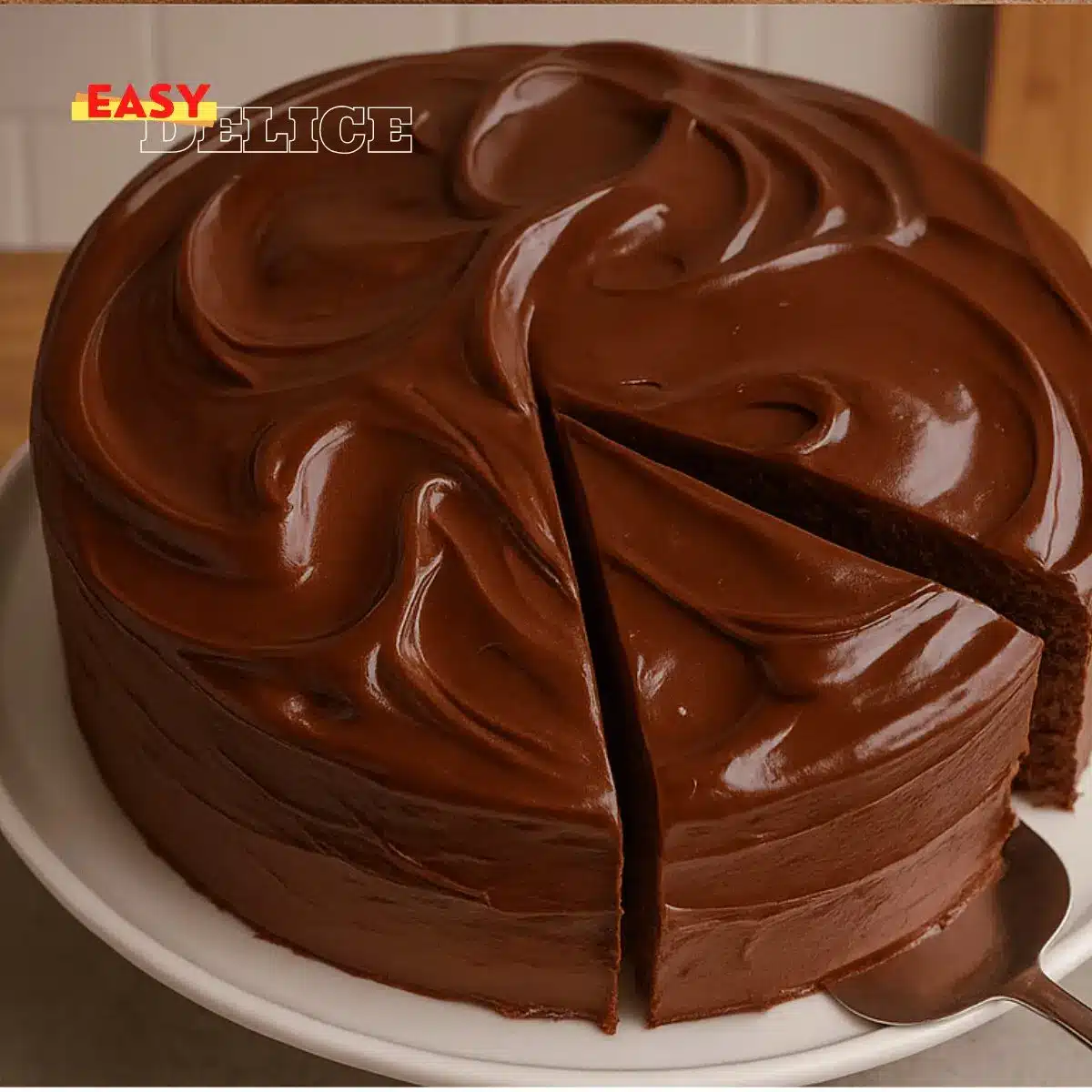 Gâteau au Chocolat avec Ganache Onctueuse 2 gâteau au chocolat